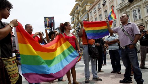 Homoseksualų teisių gynėjai Havanoje