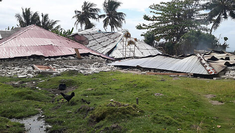 Žemės drebėjimo Indonezijoje padariniai