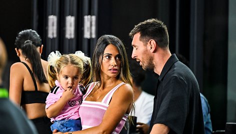 Lionelis Messi su žmona Antonela Roccuzzo