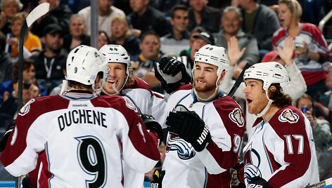 "Avalanche" ledo ritulininkai džiaugiasi pergale