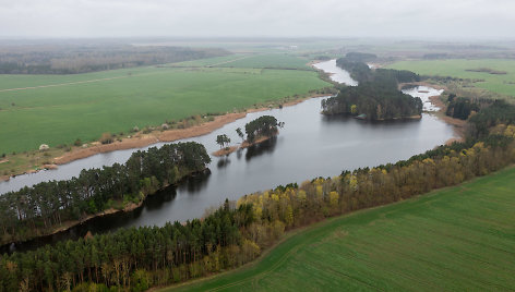 Baisogala ir jos apylinkės, kur planuojama statyti „Rheinmetall“ gamyklą