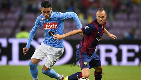 Jose Callejonas ir Andresas Iniesta