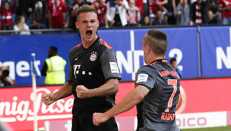 Joshua Kimmichas i&scaron;plė&scaron;ė &bdquo;Bayern&ldquo; pergalę