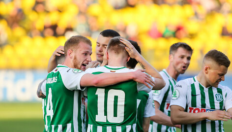 A lygos futbolo rungtynės: Vilniaus &bdquo;Žalgiris&ldquo; - &bdquo;Kauno Žalgiris&ldquo;