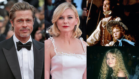 Bradas Pittas, Kristen Dunst, filmo &bdquo;Interviu su vampyru: vampyrų kronikos&ldquo; akimirka