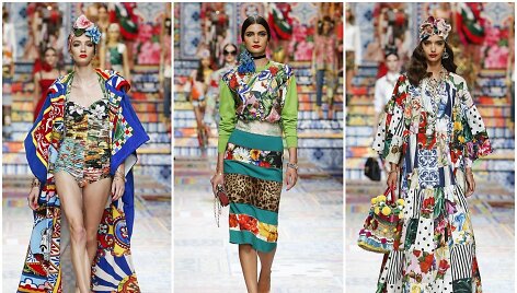 &bdquo;Dolce & Gabbana&ldquo; 2021 m. pavasario ir vasaros kolekcijos modeliai