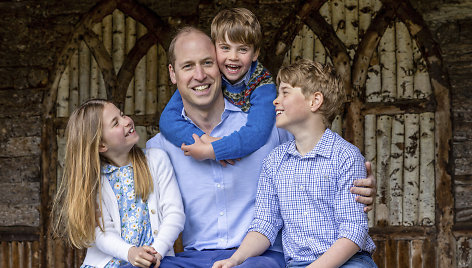 Velso princas Williamas su vaikais