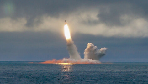 Balistinės raketos &bdquo;Bulava&ldquo; startas