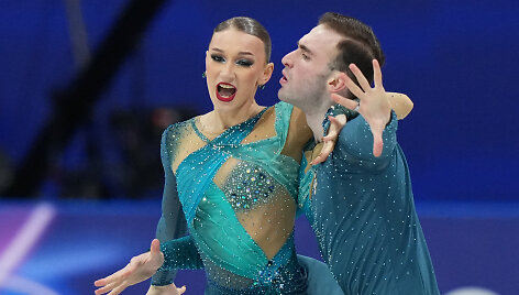 Anastasija Metelkina ir Luka Berulava
