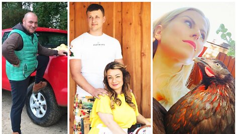 Valdas Burnys, Rūta Luko&scaron;evičiūtė su vyru Mariumi Dauda ir Rūta Mikelkevičiūtė
