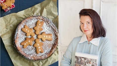 Renata Ničajienė ir jos keptas meduoliais kvepiantis var&scaron;kės pyragas