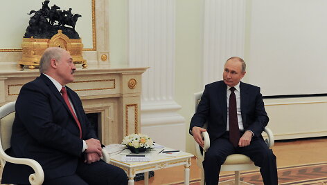 Aliaksandras Luka&scaron;enka ir Vladimiras Putina