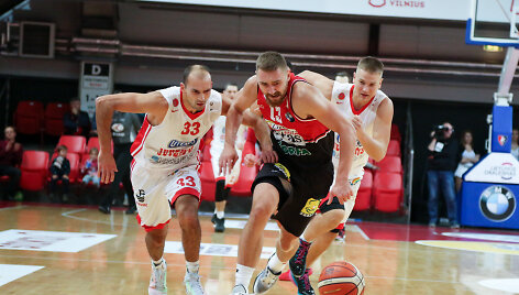 Rolandas Alijevas (33) ir Deividas Gailius