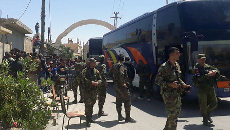 Sirijos sukilėliai palieka Rytų Kalamuno rajoną