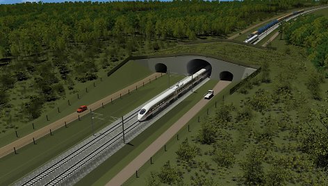 „Rail Baltica“ geležinkelis bus dviejų kelių ir elektrifikuotas – tai užtikrins didelį kelionių greitį.
