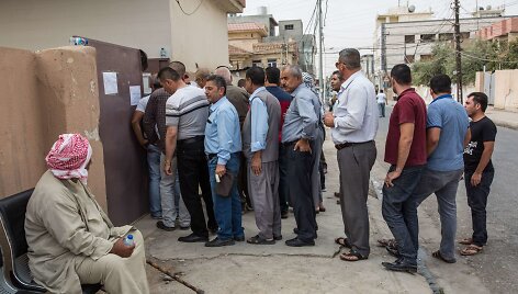Irako Kurdistane pirmadienį vyko referendumas dėl nepriklausomybės