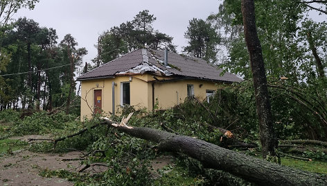 Audros padariniai Žagarėje