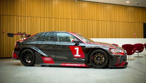 &bdquo;Audi RS3 LMS&ldquo; eksponuojamas verslo centre K29