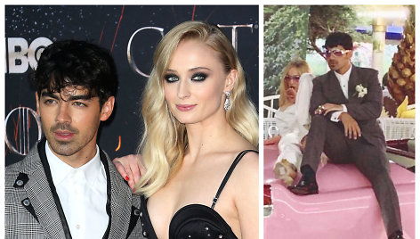 Joe Jonas ir Sophie Turner slapta susituokė Las Vegase