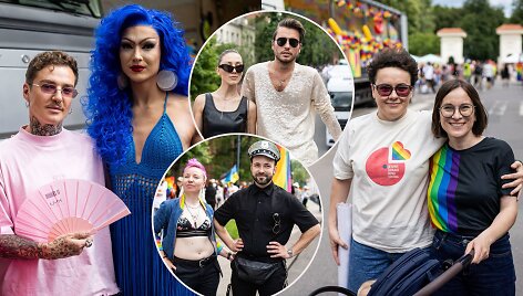 Žinomi žmonės &bdquo;Baltic pride&ldquo; eitynėse