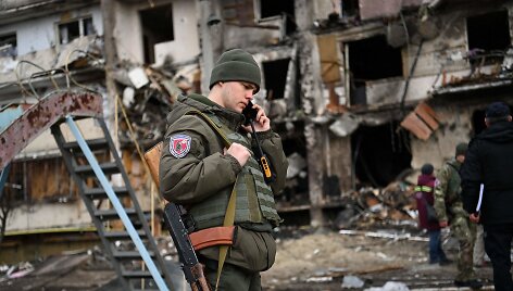 Rusija tęsia karinius veiksmus Ukrainoje