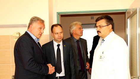 Dalius Drunga (kairėje), Aurelijus Veryga ir Sergejus naumkinas (de&scaron;inėje)