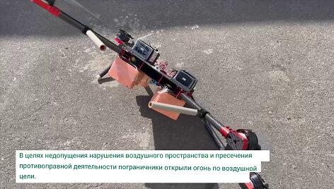 Baltarusių numu&scaron;tas dronas