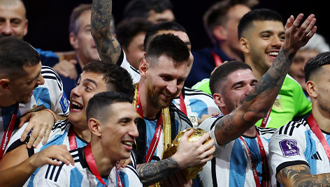 L.Messi vedama Argentina – pasaulio čempionė.