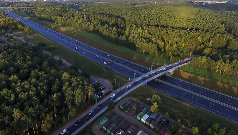 Rytinė spūstis i&scaron; Pilaitės mikrorajono 