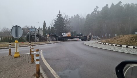 Avarija Nemenčinėje &scaron;e&scaron;tadienį