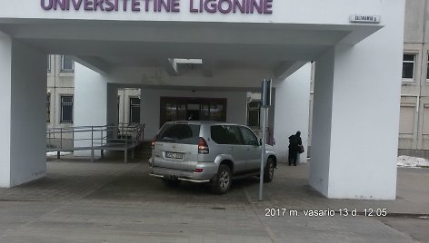 Pažeidėjas prie Respublikinės Vilniaus universitetinės ligoninės