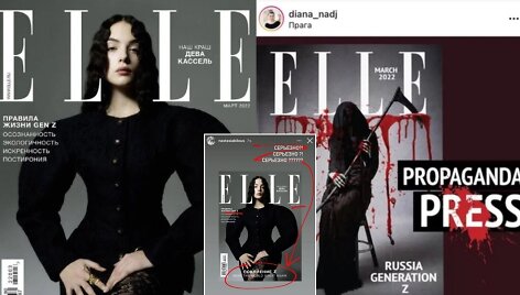 &bdquo;Elle Russia&ldquo; vir&scaron;elis, internautų reakcijos