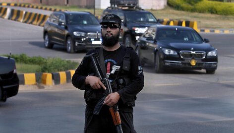 Policijos pareigūnas Pakistane