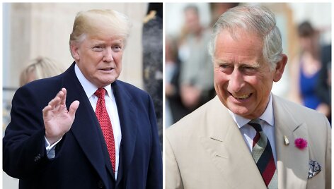 Donaldas Trumpas ir princas Charlesas