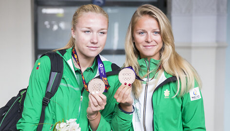 Ieva Dumbauskaitė ir Monika Povilaitytė