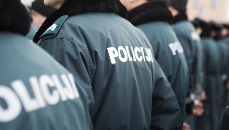 Naujasis policijos pastatas &scaron;alia Pilaitės pr.