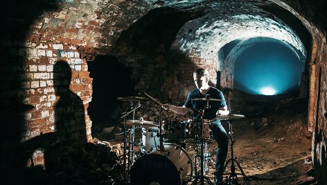 Kauno death metal grupės OSSASTORIUM vaizdo klipas buvo filmuojamas Kauno tvirtovės fortų tuneliuose