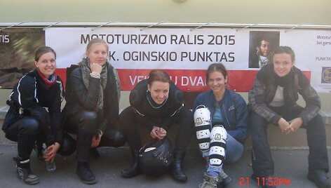&bdquo;Mototurizmo ralis&ldquo; merginų komandos &bdquo;Temperatūra&ldquo; akimis