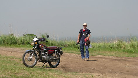 Jau su sutaisytu motociklu