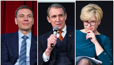 Kandidatai į Prezidentus susitiko su moksleiviais
