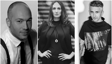 I&scaron; kairės: Niccolo Sbaraglia, Ieva Zubavičiūtė ir Arnoldas Remeika.