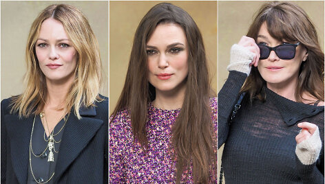 Vanessa Paradis, Keira Knightley, Carla Bruni-Sarkozy