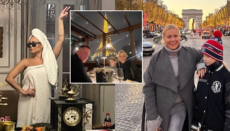 Nijolė Pareigytė-Rukaitienė 39-ąjį gimtadienį su šeima šventė Paryžiuje