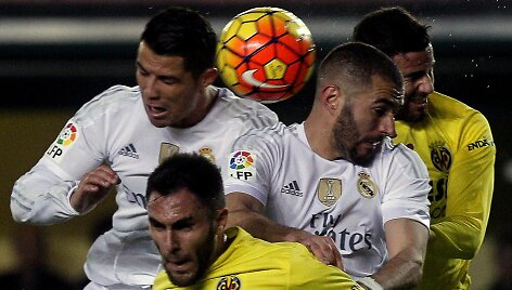 Cristiano Ronaldo ir Karimas Benzema
