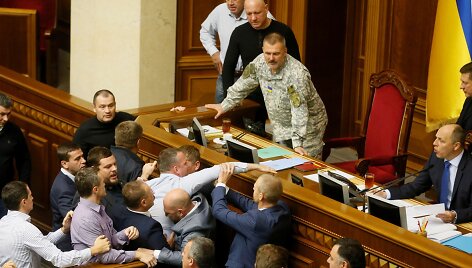 Mu&scaron;tynės Ukrainos Auk&scaron;čiausioje Radoje