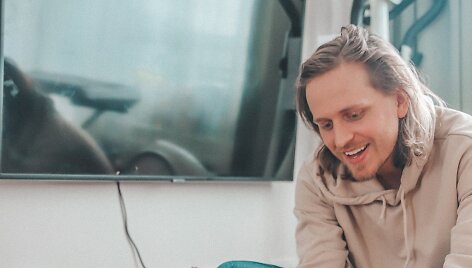 ZIP FM vi&scaron;čiukai ir laidų vedėjas Žygimantas Gečas