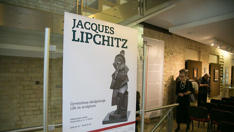 Tolerancijos centre Vilniuje atsidarė skulptoriaus Jacques Lipchitz (Žako Lip&scaron;ico) parodos &bdquo;Gyvenimas skulptūroje&ldquo;