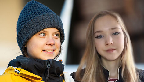 Greta Thunberg ir Naomi Seibt