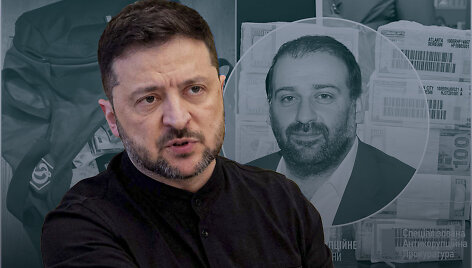Zelenskis prabilo apie į &bdquo;atkatų&ldquo; skandalą įsivėlusį buvusį verslo partnerį