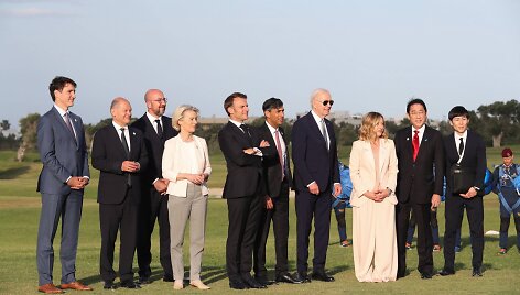 G-7 auk&scaron;čiausiojo lygio susitikimas. / CHINE NOUVELLE/SIPA / CHINE NOUVELLE/SIPA